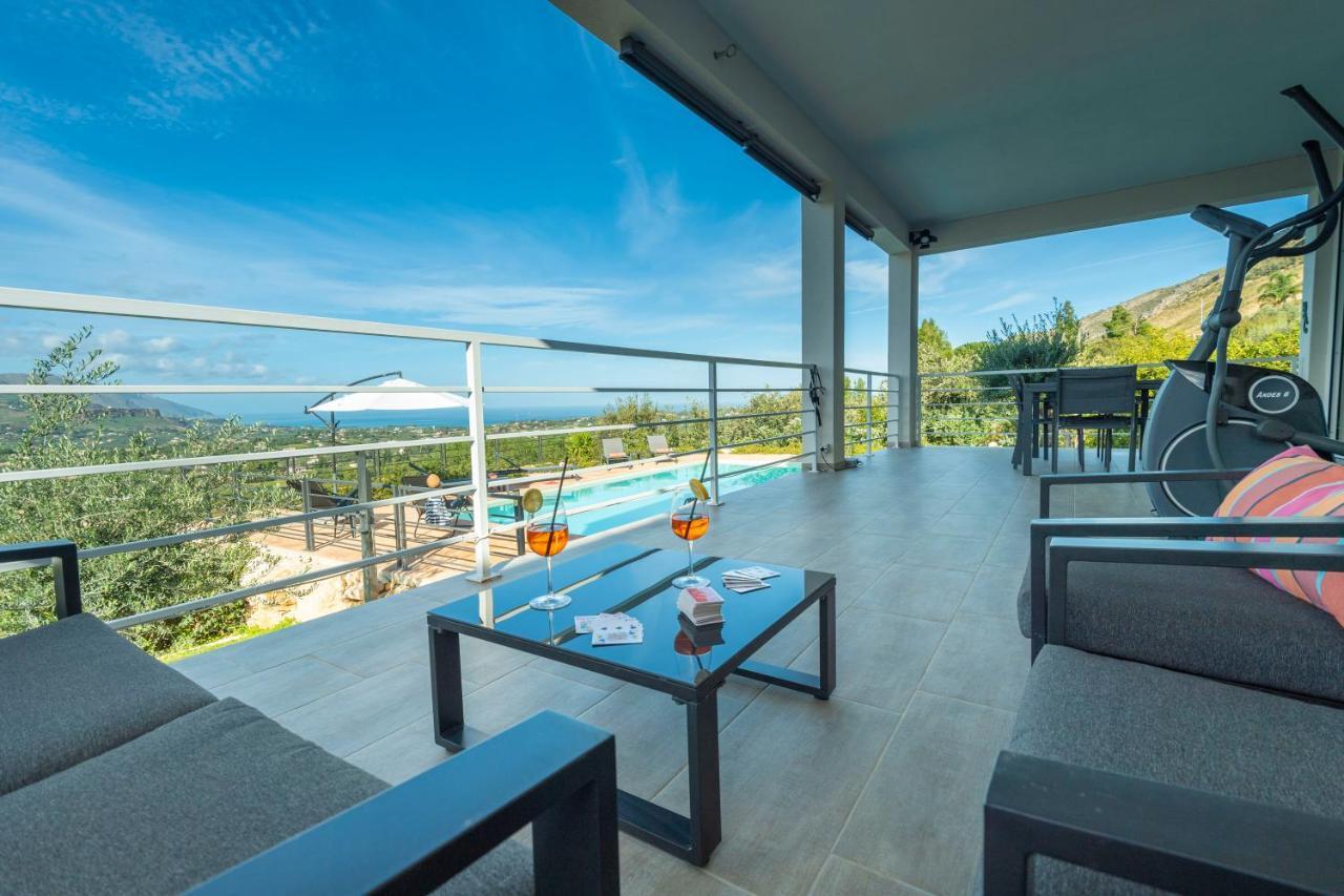Villa Luxury Con Piscina Privata Vista Mare - Castellammare Del Golfo Exteriör bild